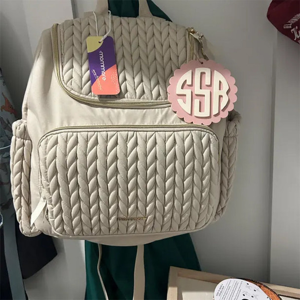 Monogram Keychain Bogg Bag Monogram Diaper Bag Keychain