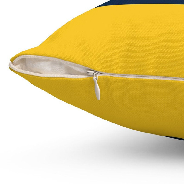 Custom College Throw Pillow Graduation Gift