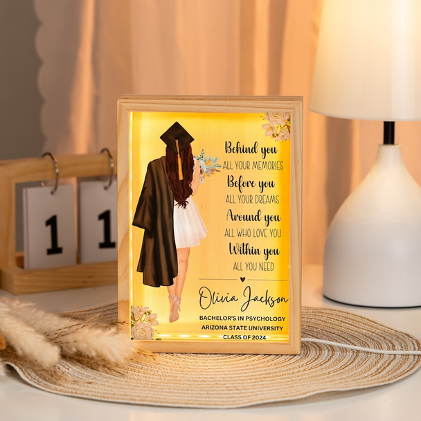 Custom Graduation plaque, Grad gift for best friend, Masters High school gifts for her