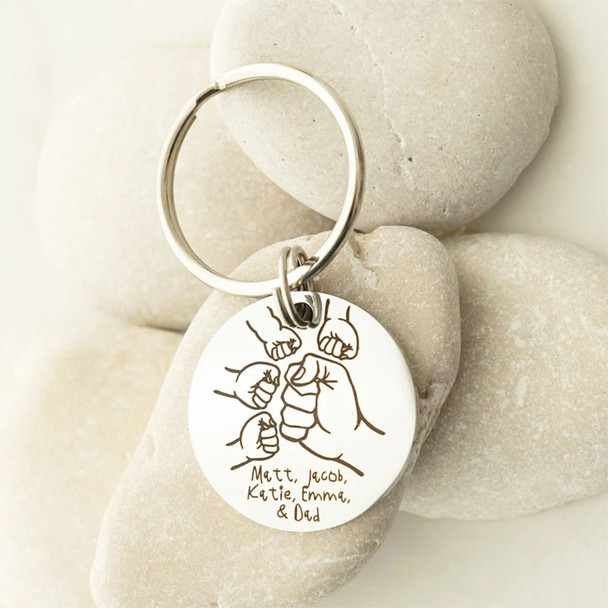 Gifts for Dad, Daddy Dad Gifts, Fathers Day Gift Daddy Keyring