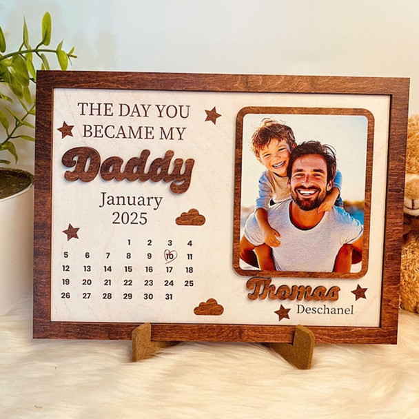 Father's Day Gifts Sign, First Fathers Day Gift, Custom Photo Gift
