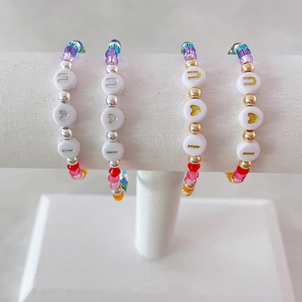 First day of school bracelet set | kindergarten bracelet