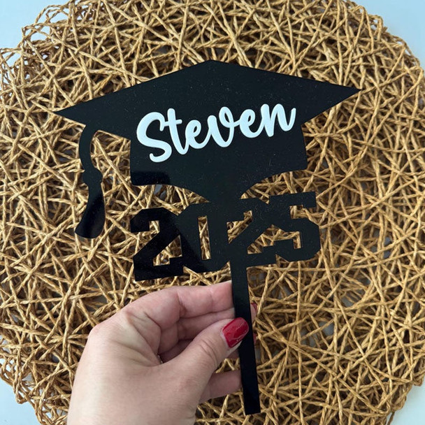 Graduation Cake Topper Grad Photo Prop