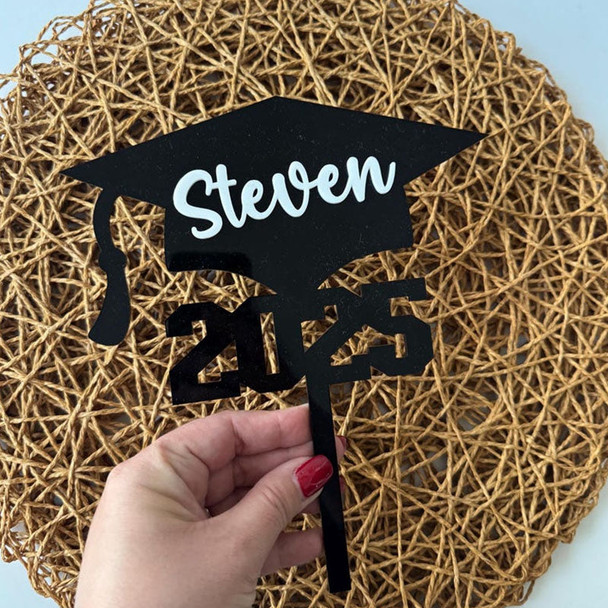 Graduation Cake Topper Grad Photo Prop