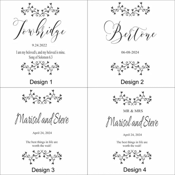 Engraved Wedding Frame, Glass Frame For Wedding Souvenirs