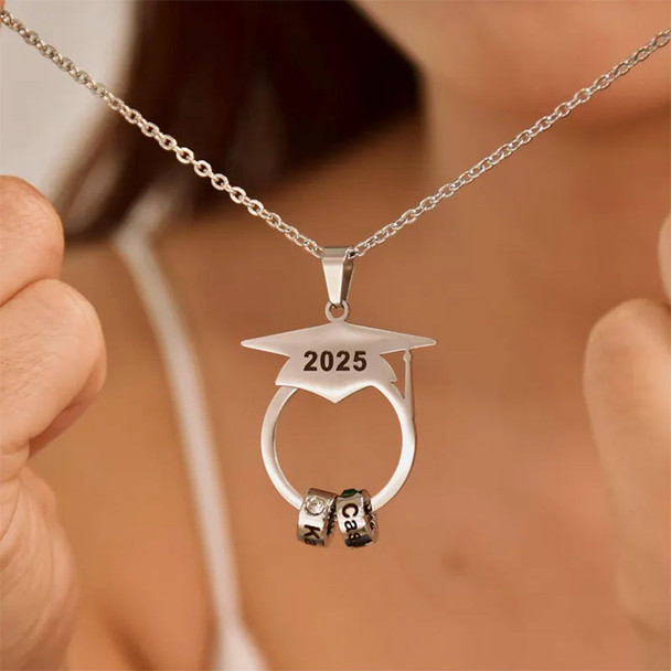Personalized Graduation Necklace with Graduate's Name