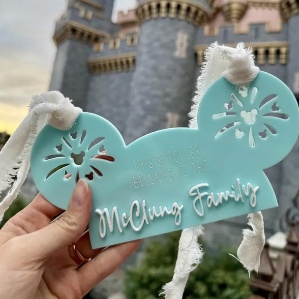 Theme Park Inspired Stroller Tag