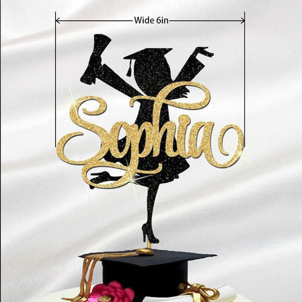 Personalized Graduation Congrats Decor Cake Topper Class of 2026