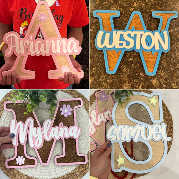 Kids Name Door Sign, Kids Name Personalized, Kids Name Room Sign, Personalized Kids Name Sign