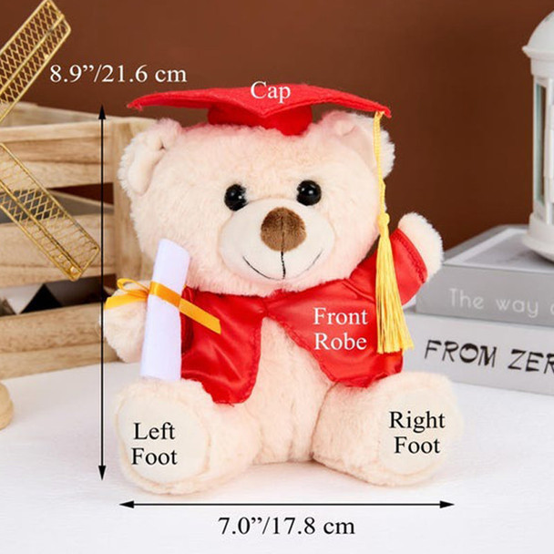 Personalized Graduation Bear 2026 Custom Grad Teddy Graduation Gift