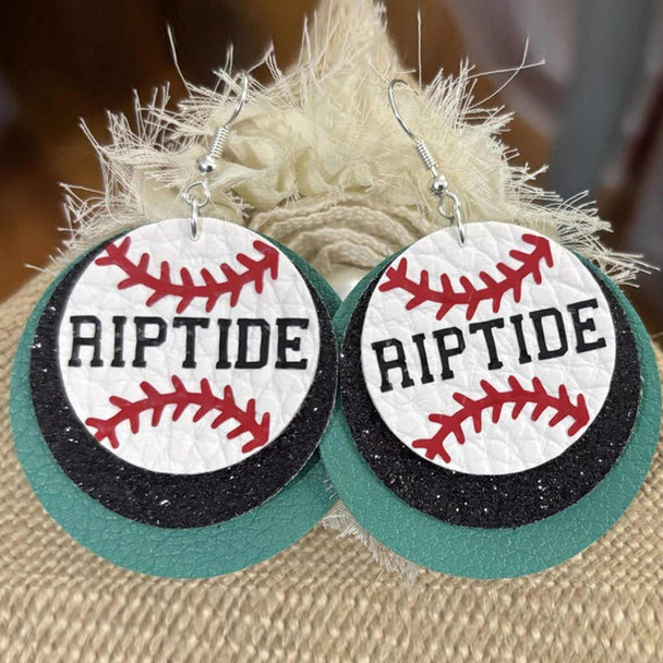 Custom baseball earrings, baseball gift, Game day earrings