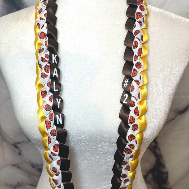 Basketball Soccer Softball Ribbon Lei Graduation Gift