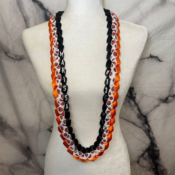 Basketball Soccer Softball Ribbon Lei Graduation Gift