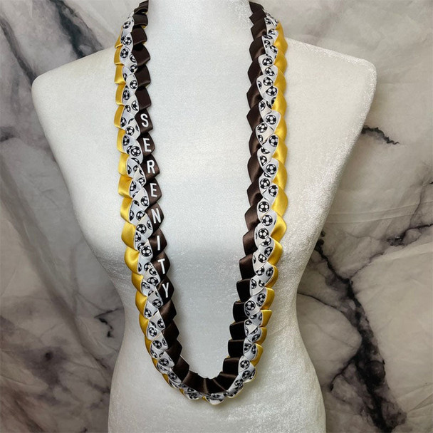 Basketball Soccer Softball Ribbon Lei Graduation Gift
