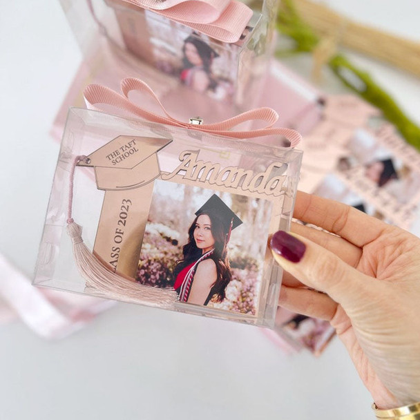 Class of 2026 Custom Graduation Photo Frame Magnet, Graduation Party Favors