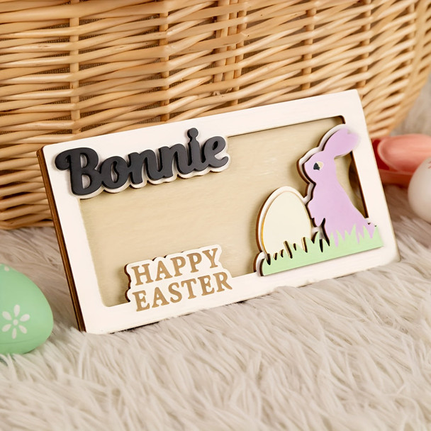 Personalized Easter Bunny Money Holder