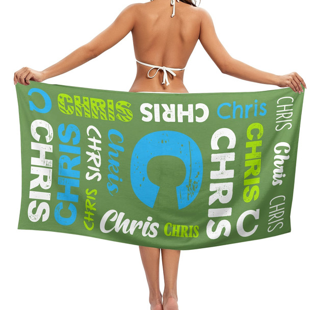 Personalized Microfiber Beach Towel