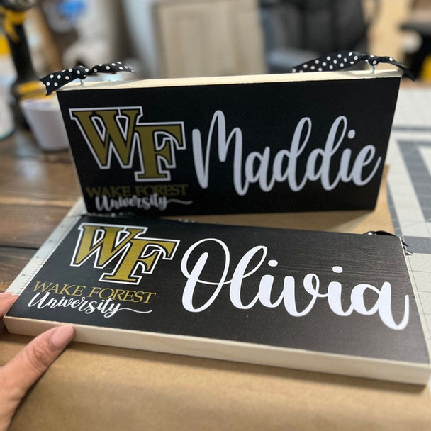 Personalized College Signs