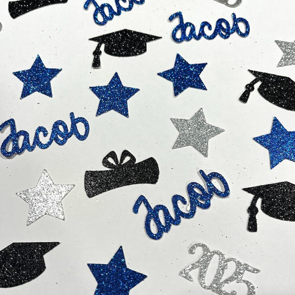 Personalized Graduation Confetti: Custom Name & Year , Custom Name 90 Pieces