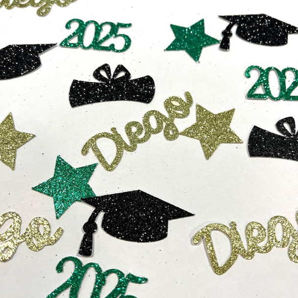 Personalized Graduation Confetti: Custom Name & Year , Custom Name 90 Pieces