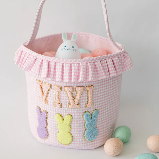 Custom Name Easter Basket | Personalized Kids Easter Basket