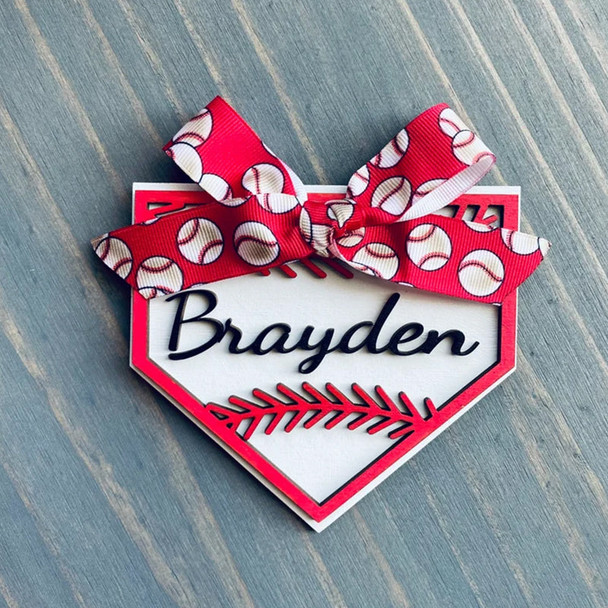 Baseball bag tag, Bogg bag accessory, Bog bag charm, Baseball mom Softball mom