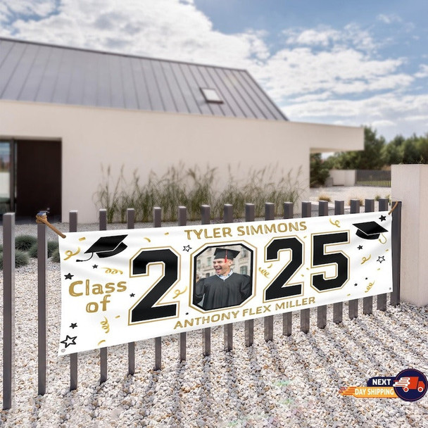 Personalized Graduation Banner, Graduation Announcement