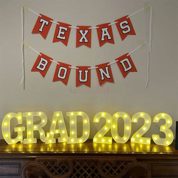 Custom College Bound Banner, Any School Banner, Graduation Gift