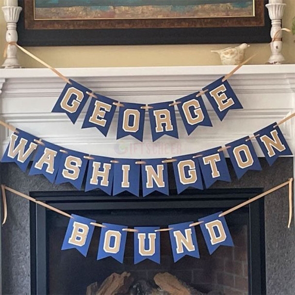 Custom College Bound Banner, Any School Banner, Graduation Gift