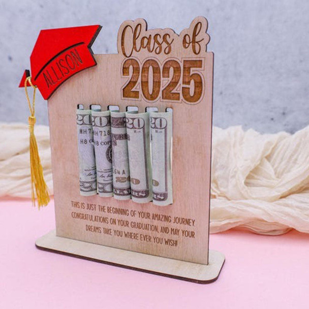 Personalized Grad Money Gift Holder,Grad Gift Graduation Gift