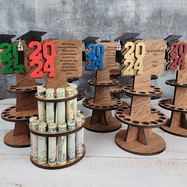 Graduation Gift Money Holder, Tiered Graduation Money Cake