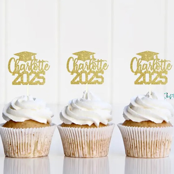 Graduation Topper , Cupcake Toppers, Graduation Cupcake