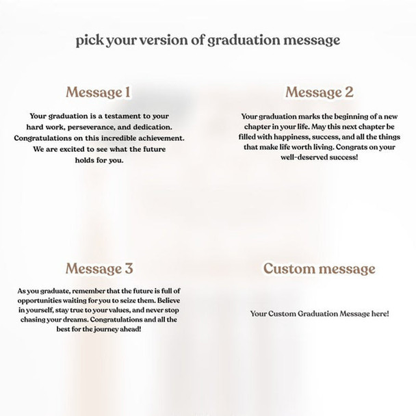 Graduation Gown Money Holder Frame | Custom Message
