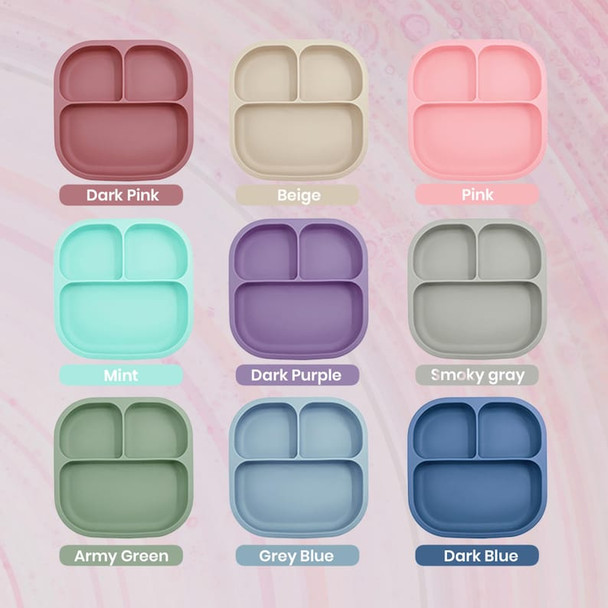 Personalized Silicone Baby Weaning Set, Custom Dinnerware Set