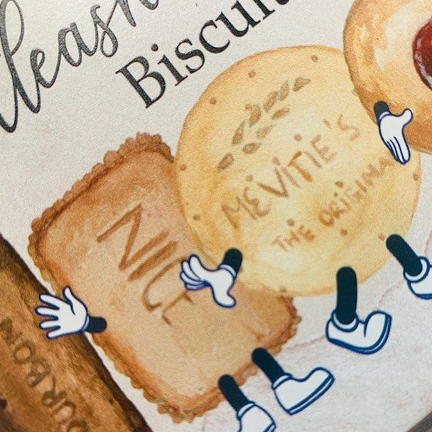 Personalised biscuit tin, biscuits, cookies, girlfriend, gift for her, him