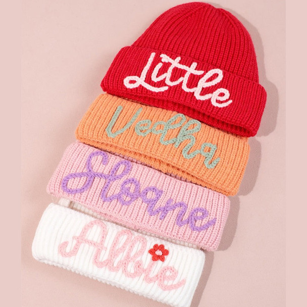 Personalized Kids Hats a?? Custom Embroidered Winter Warm Hats