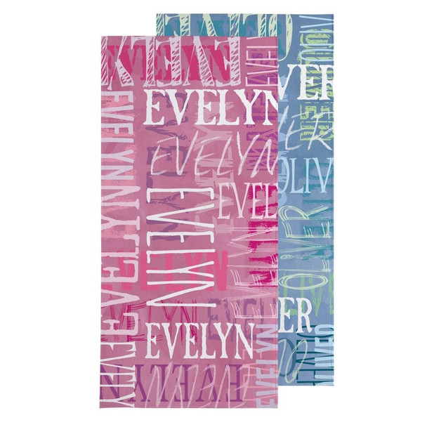 Personalized Signature Style Beach Towel-Customized Towel