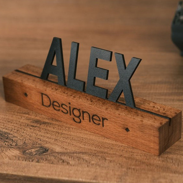 Personalized Wooden Name Plate