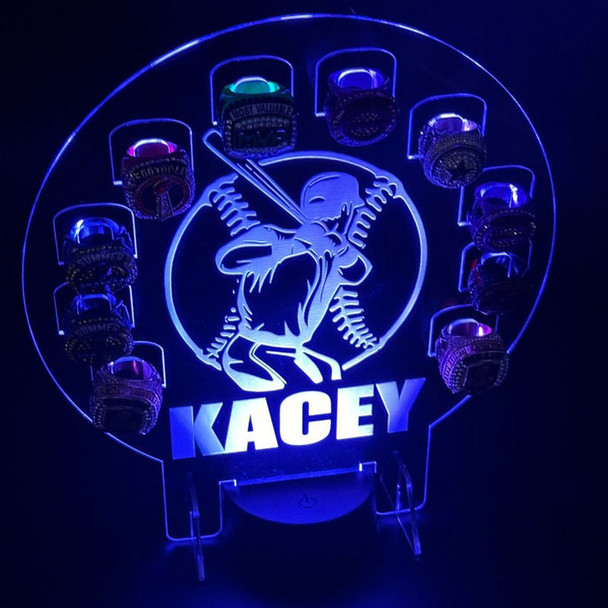 Custom Championship Ring Holder Display Kids Trophy Night Light