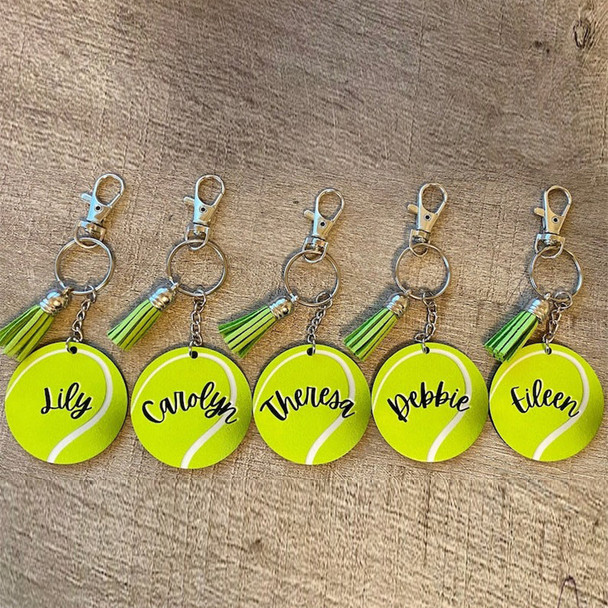Bag Tag Sport Team, Keychain, Personalized Sport Tags