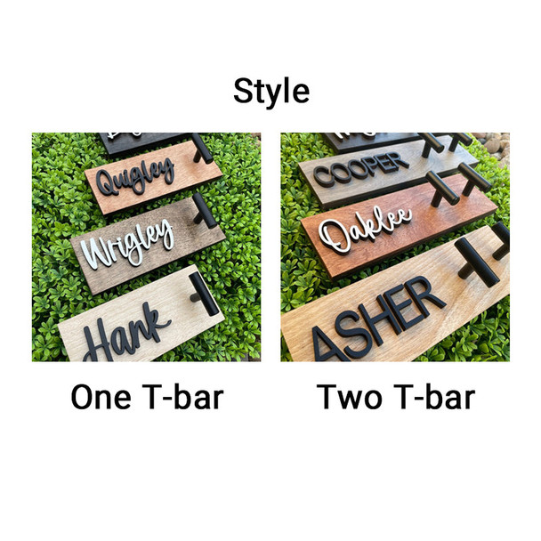 Custom Dog Leash Holder - Wood Leash Holder