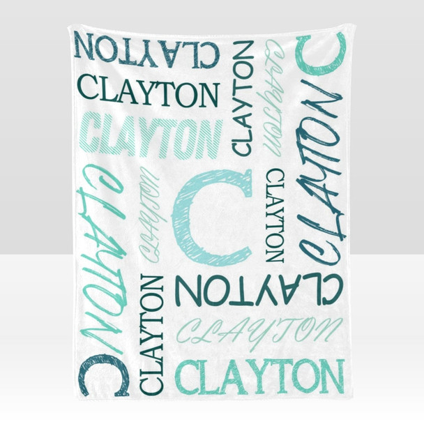 Custom Blanket with Name Customized Blanket Personalized Throw Blankets for Kid Women Christmas
