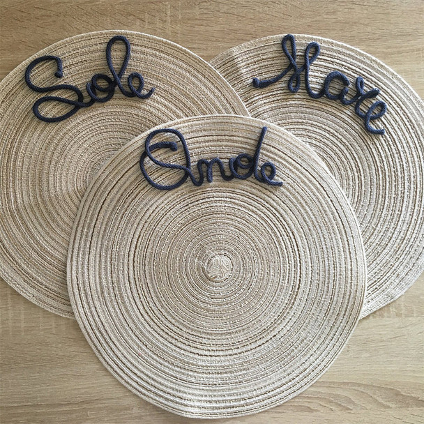 Placemat with name