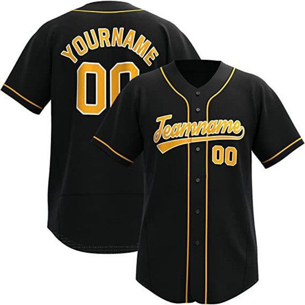 Personalized Team Name And Number Baseball Jersey, Custom Baseball