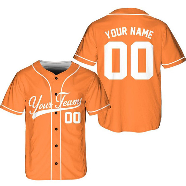 Personalized Team Name And Number Baseball Jersey, Custom Baseball