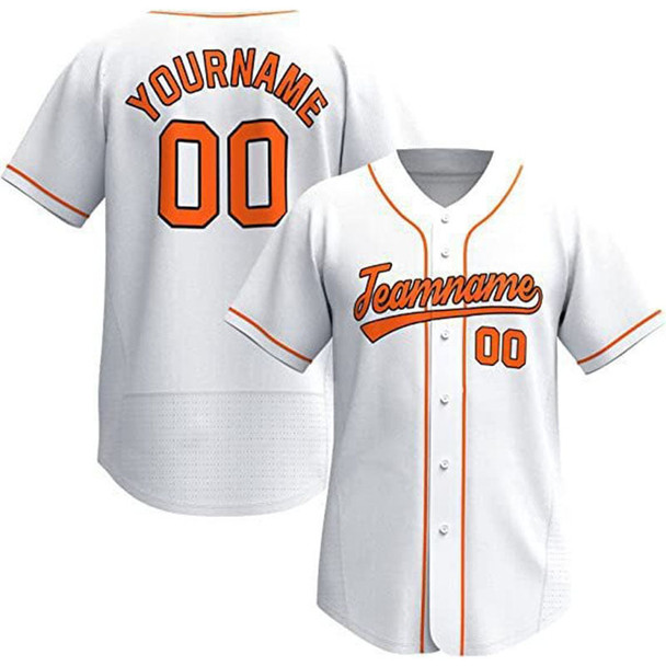 Personalized Team Name And Number Baseball Jersey, Custom Baseball