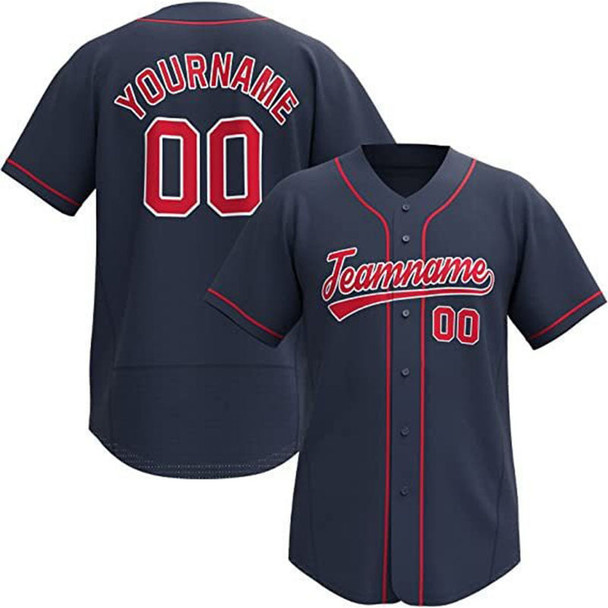 Personalized Team Name And Number Baseball Jersey, Custom Baseball