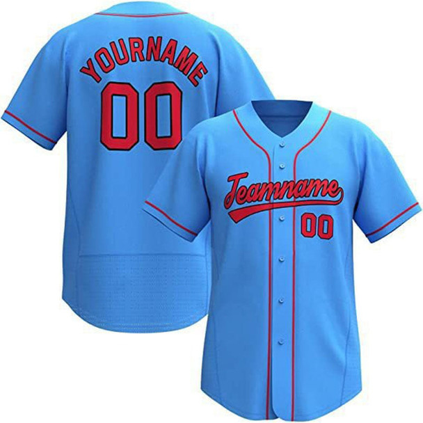 Personalized Team Name And Number Baseball Jersey, Custom Baseball
