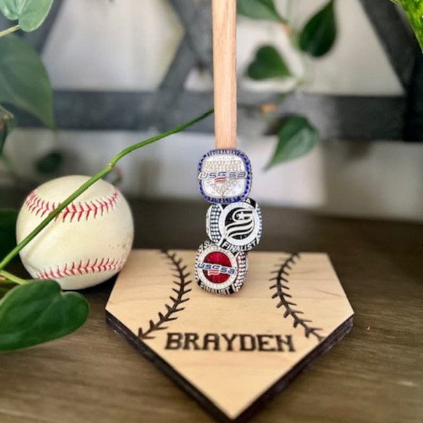 Baseball Ring Display Baseball Ring Holder Custom Baseball Display