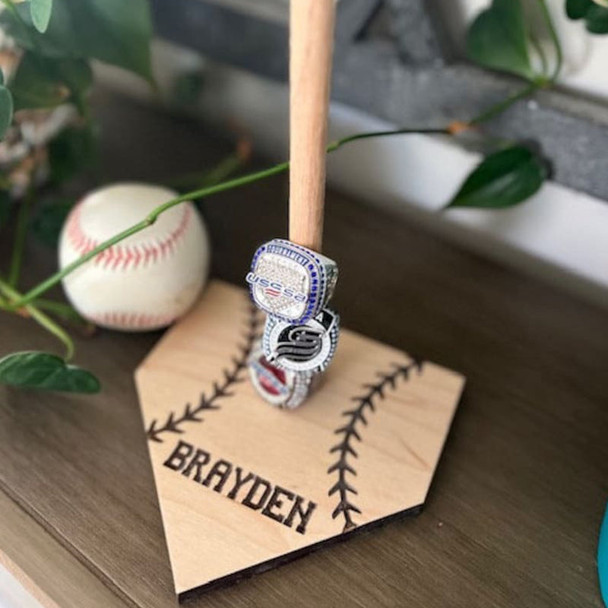 Baseball Ring Display Baseball Ring Holder Custom Baseball Display